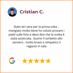 Recensione google ristorante Tandoori Cagliari Cristian c